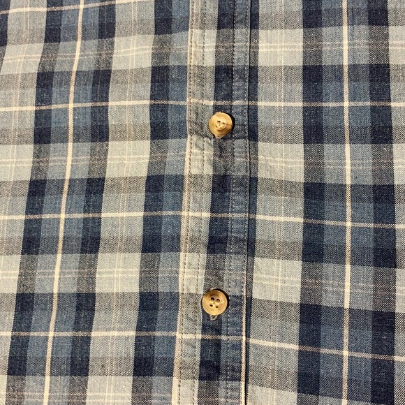 The original cascade blue jeans plaid shirt M - Picture 15 of 16
